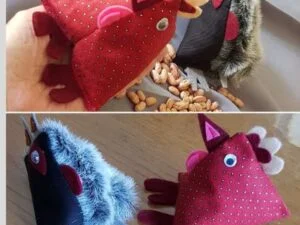 Chicken and Rabbit Bean Bags