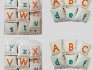 Lower and Uppercase Bean Bags