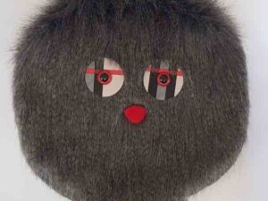 Weighted Fur Ball Red Nose